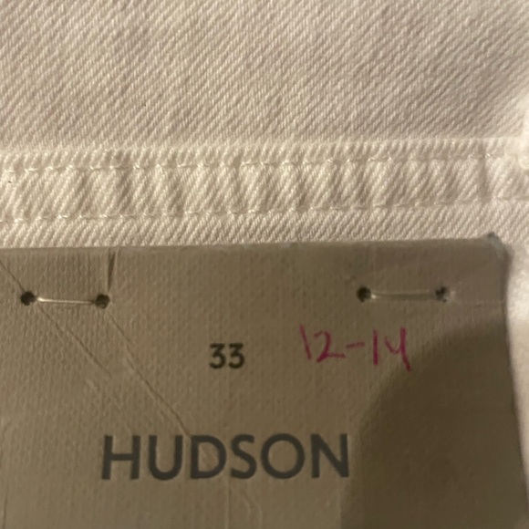 Hudson Jeans White Jean Shorts - Picture 9 of 13